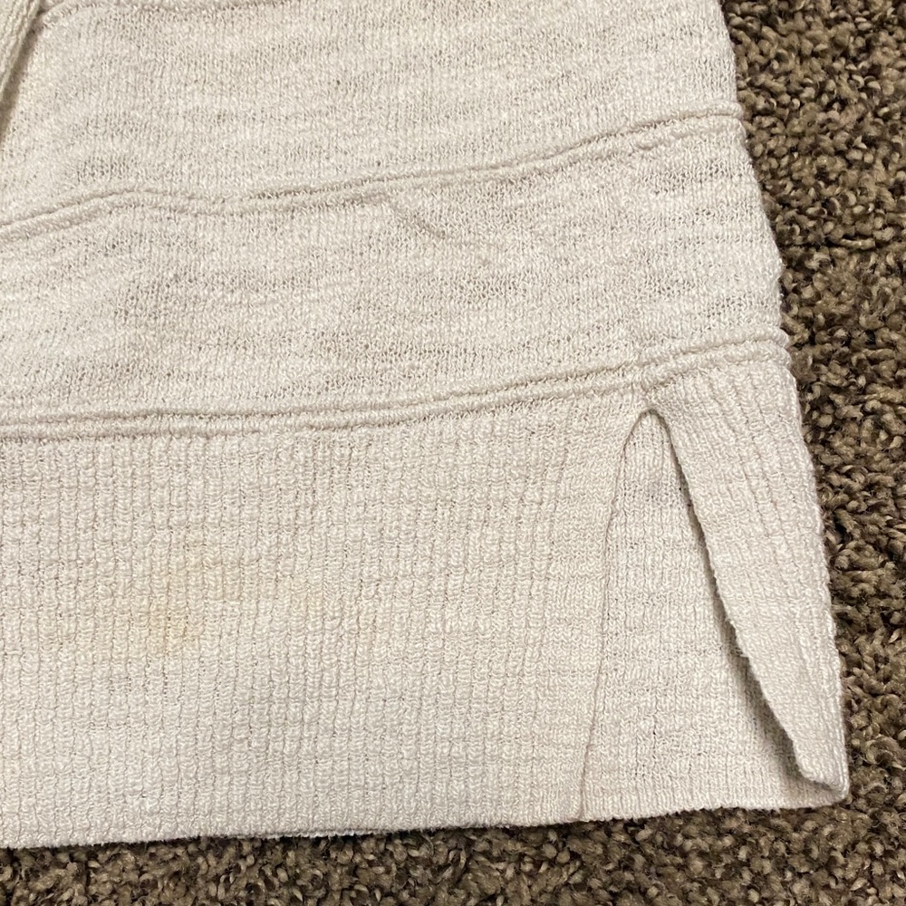 LOFT Cream Knit Sweater - Picture 4 of 6